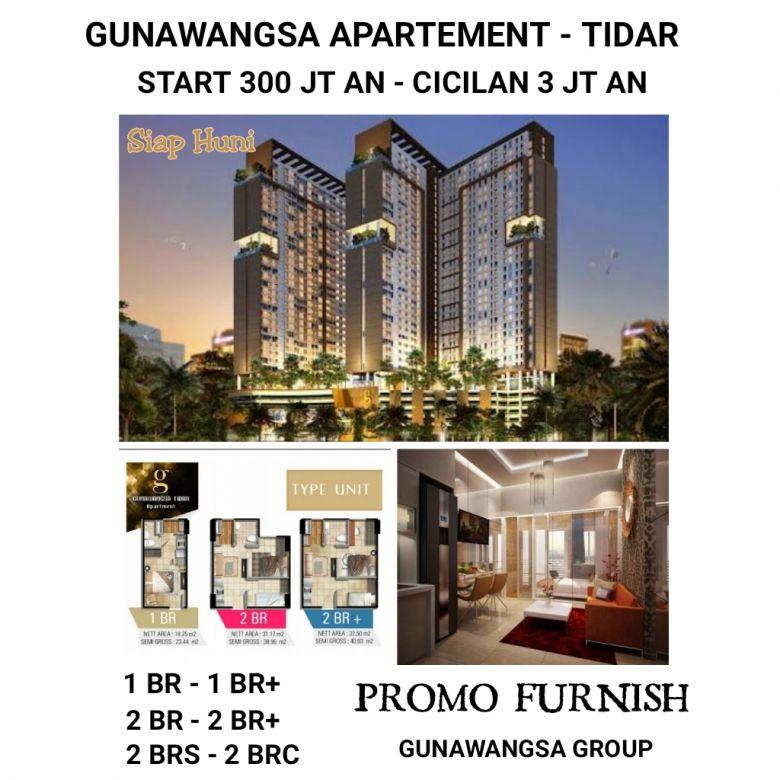 Apartemen Murah Gress Gunawangsa Tidar Surabaya Promo Furnish Dp