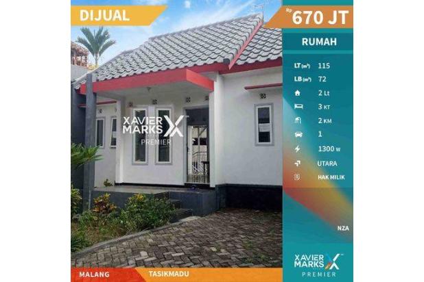 Dijual Rumah Siap Huni di Tasikmadu Kota Malang 