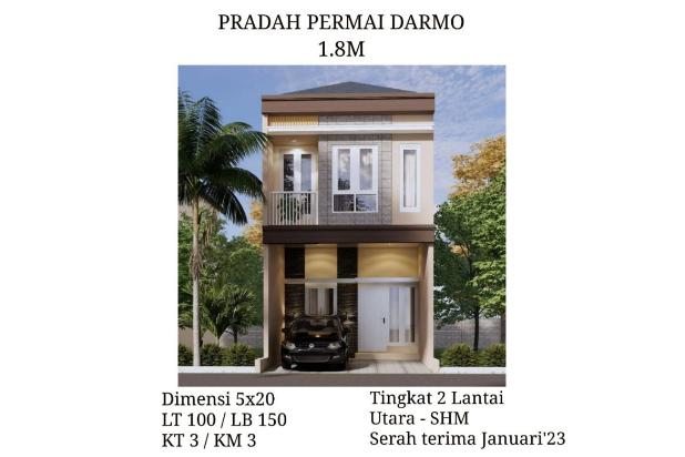 Jual Rumah Pradah Permai Darmo Surabaya dkt Pakuwon Nego