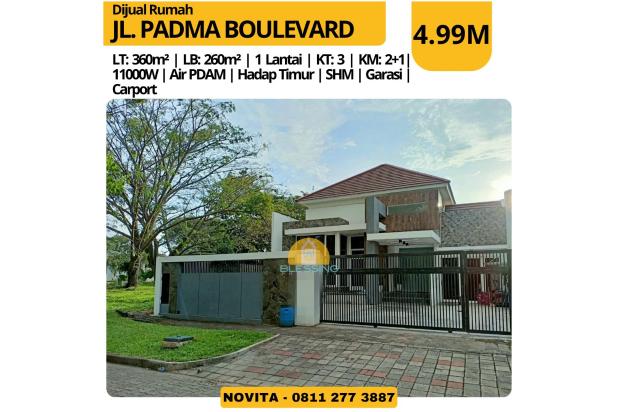 Rumah Jalan Padma Boulevard Utara Semarang Barat