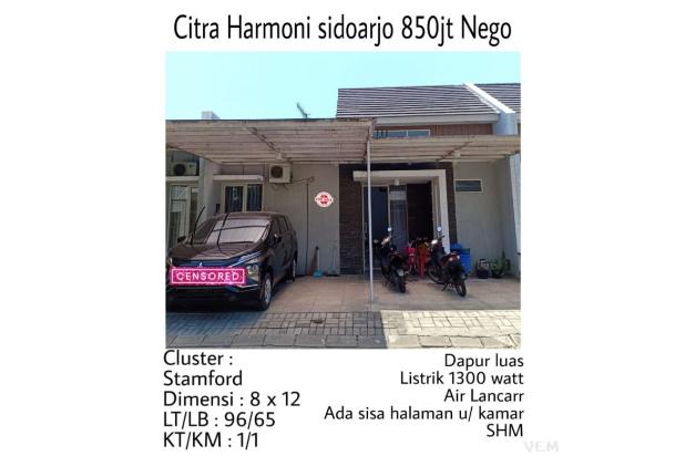 Rumah Citra Harmoni Sidoarjo Cluster Stamford Ciputra Group