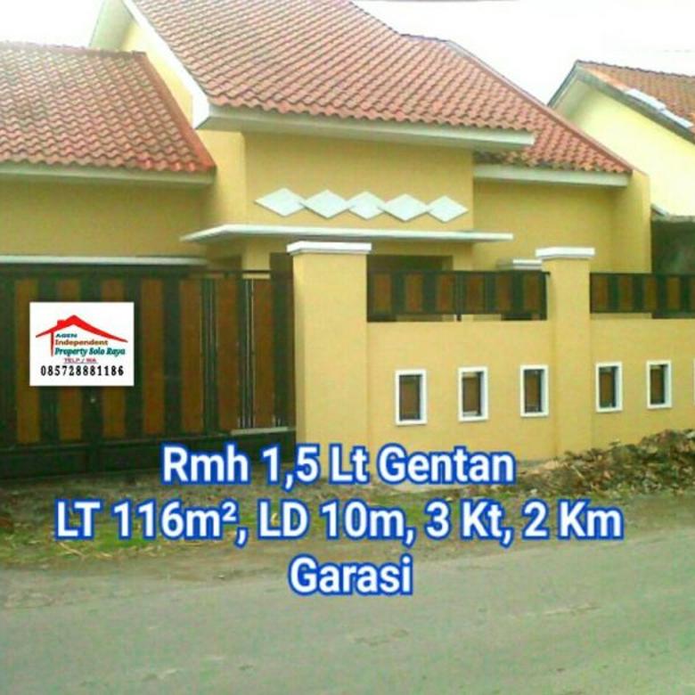 Rumah Lt 116m² Di Gentan Sukoharjo