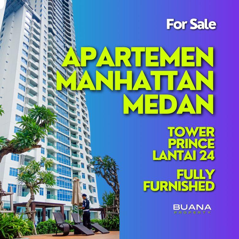 Dijual 1 unit apartemen fully furnished di Manhattan Apartemen