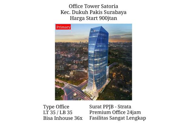 Office Tower Satoria Dukuh Pakis Surabaya Premium kantor