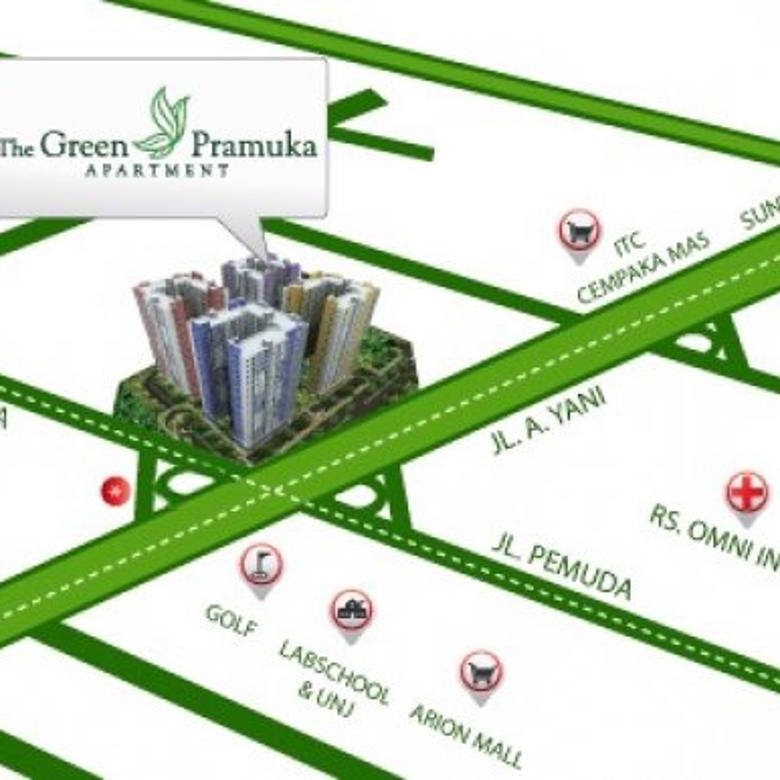 The Green Pramuka City - Jual Studio Furnish