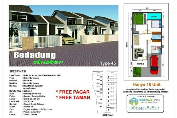 Dijual jember rumah tinggal 2 kamar - Waa2