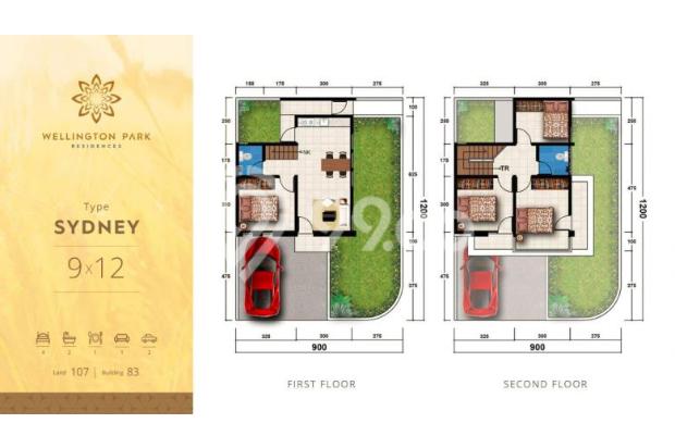 Rumah 2 Lantai Desain Modern Minimalis DP hanya 4 JUTA 10 