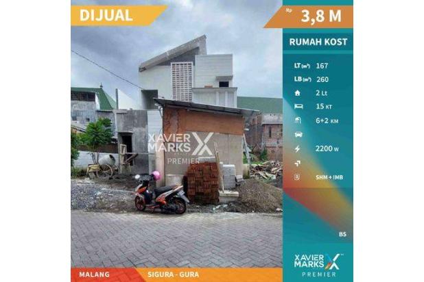 Rumah Kos Ekslusif di Sigura Gura Malang Terbaru Inden 