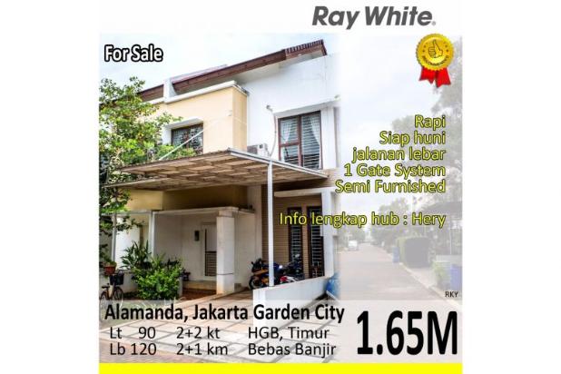 Rumah Dijual: Cantik Alamanda Jakarta Garden City Cakung 