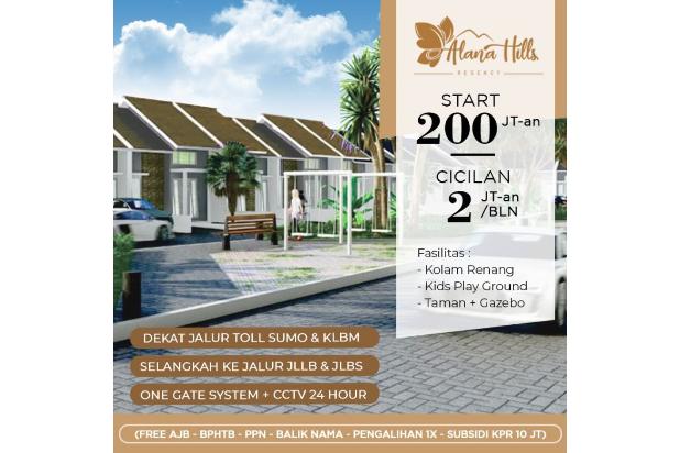 START 200Jt-AN Rumah Alana Hills Driyorejo Lokasih STRATEGIS