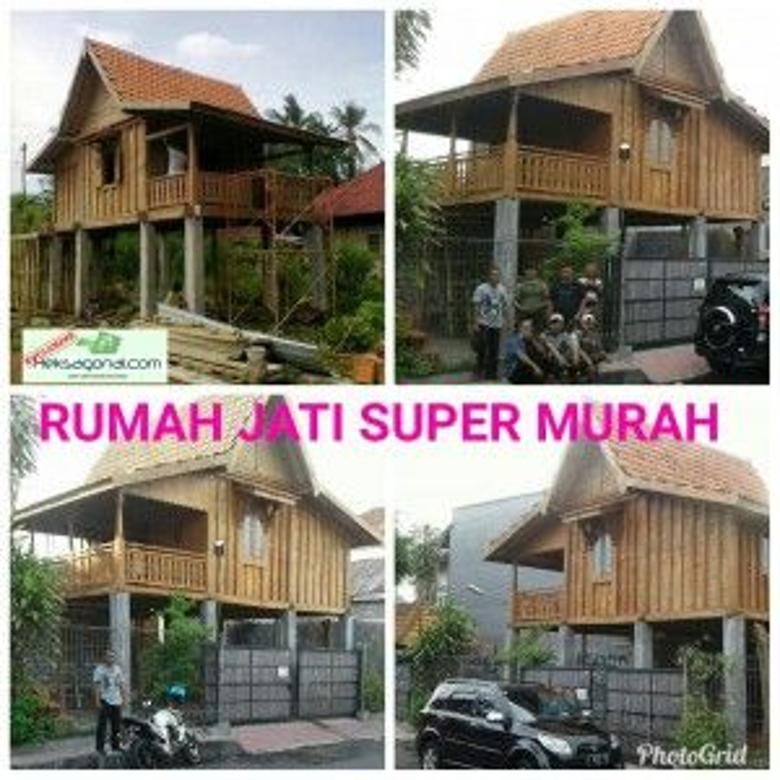 Dijual Rumah  Kayu  Jati  Super Tua Lokasi Manyaran Semarang 
