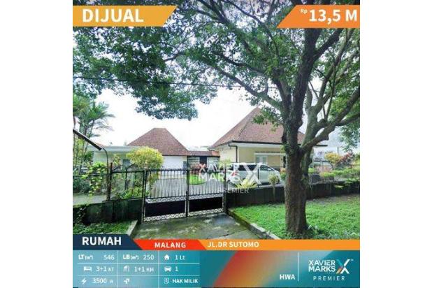 D1297, Rumah Tengah Kota Area Komersial di Dr Sutomo Malang