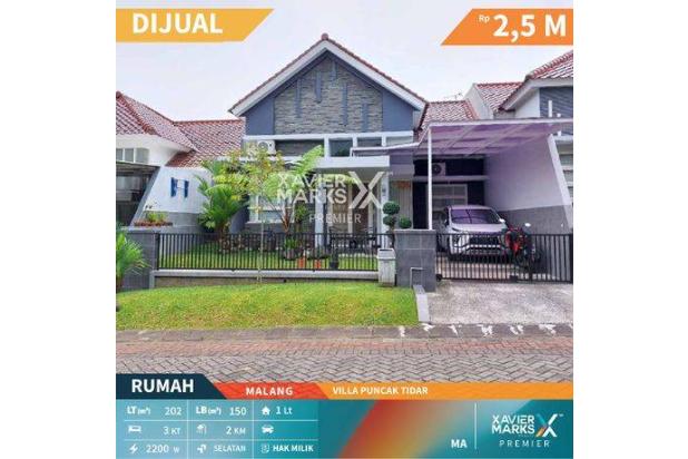 Rumah Dijual di Villa Puncak Tidar, Malang