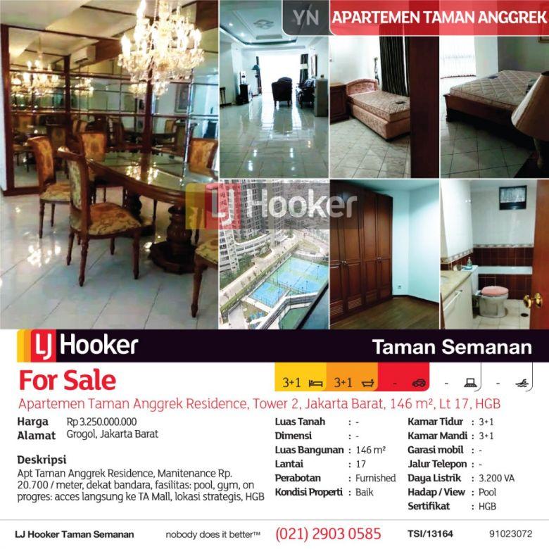 Apartemen Taman Anggrek Residence Tower 2 Jakarta Barat 146