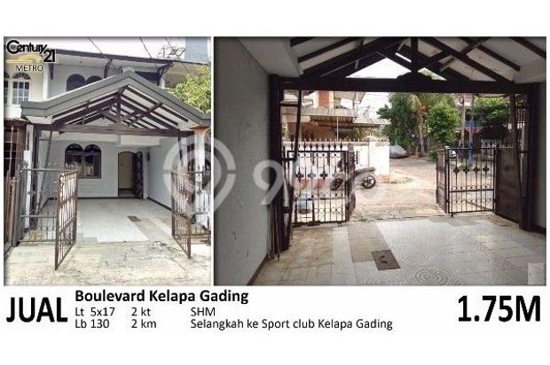 Rumah Siap Huni Di Boulevard Kelapa Gading Jakarta Utara #C3ESVZ