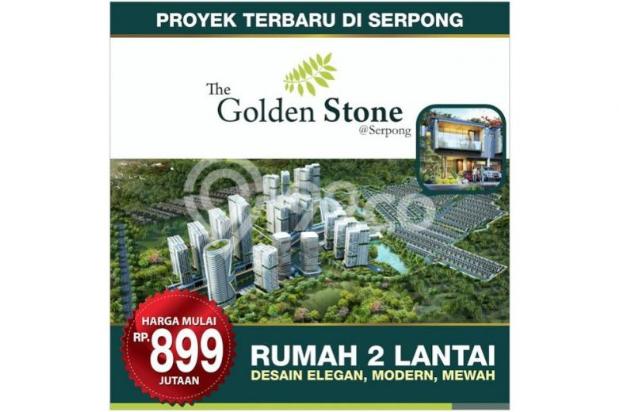 Rumah Dijual: Keren Serpong Golden Stone 2 Lantai Tipe 