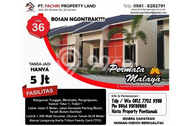 Rumah dijual siantan pontianak permata malaya, W.A 0812 