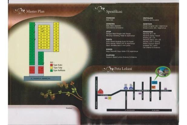 Dijual Ruko Baru di Marelan Asri Residence Medan