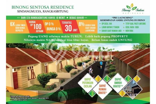 ringan cicilan dp perumahan tanpa TANPA  SENTOSA  Dijual: Rumah RESIDENCE   MINIMALIS BINONG