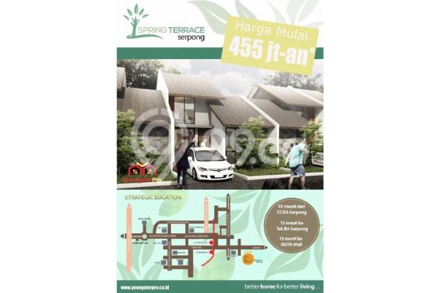 Spring Terrace Serpong, Cluster Baru BSD City 450 Jutaan!!