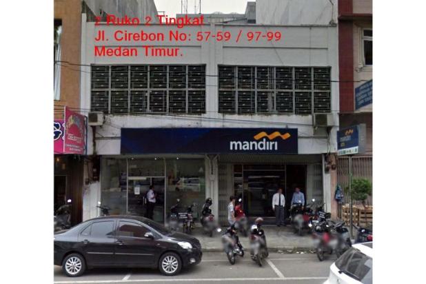  Ruko Dijual 2 pintu 2 5 tingkat di inti Kota Medan 