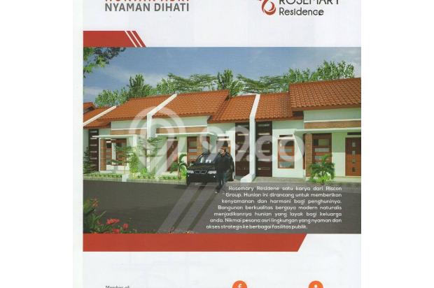 Rumah 1 lantai cantik dengan bata merah halaman luas di 