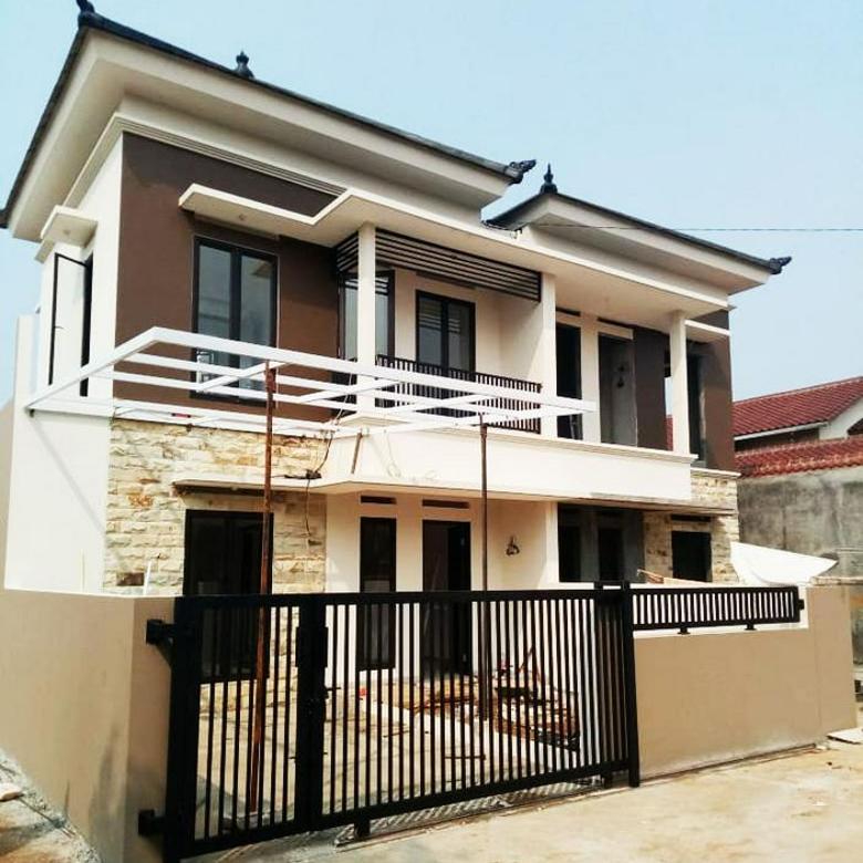 Rumah Cantik model Bali Aruna Village Sawangan dekat Tol Desari dan Jalan Raya Ciputat