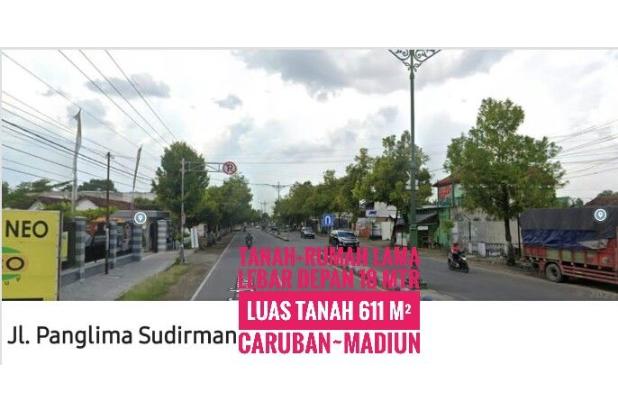 Tanah+Rmh Lama LD 18 mt, PangSud Caruban-MADIUN, Strategis