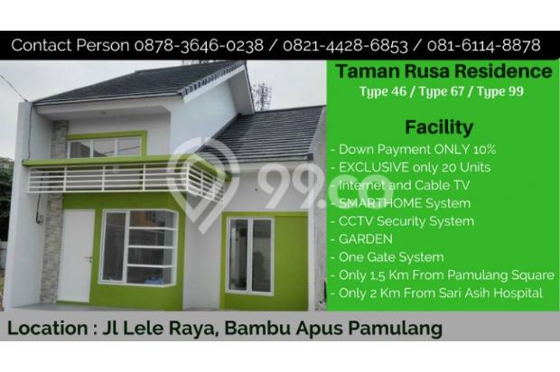 Dp Terjangkau 0821 4428 6853 Rumah Cluster Di Pamulang