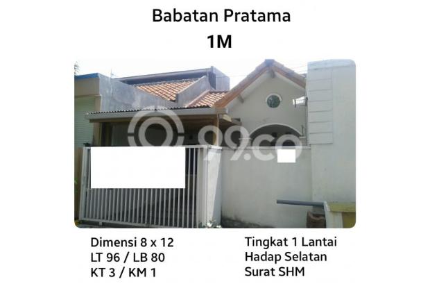 Dijual Rumah Babatan Pratama, Surabaya #H7ESZG