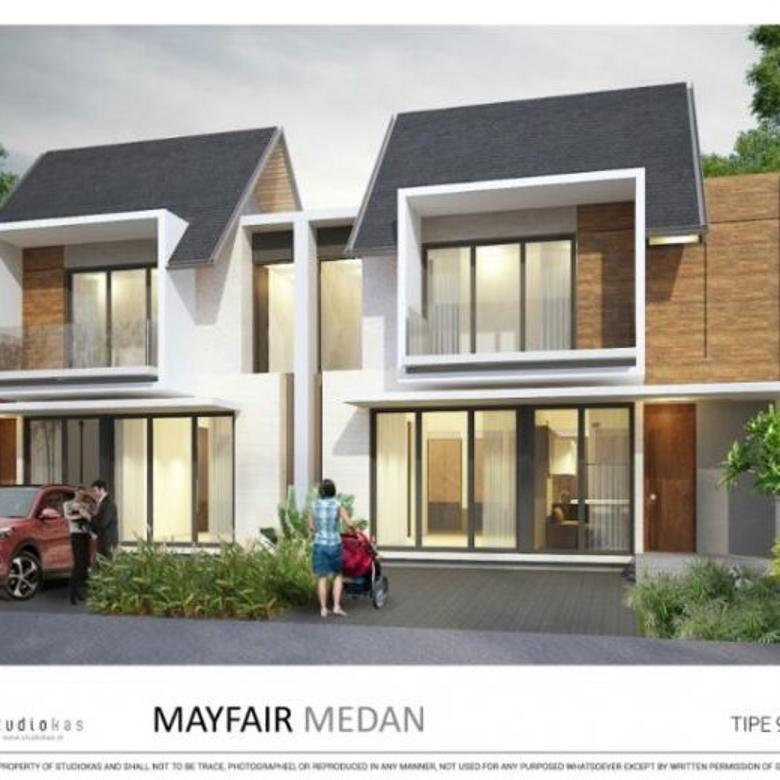  Dijual  Rumah  Baru Minimalis  Di  Perumahan The Mayfair Medan 