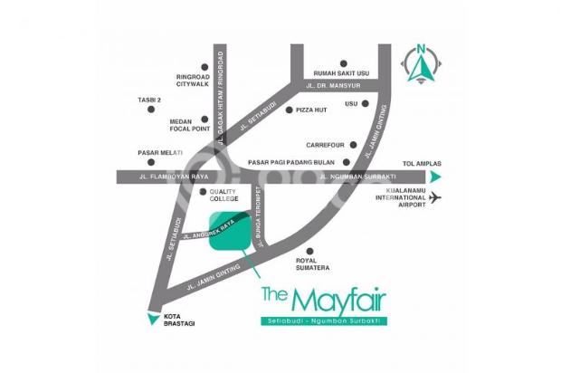  Dijual  Rumah  Baru Minimalis  di  Perumahan The Mayfair Medan 
