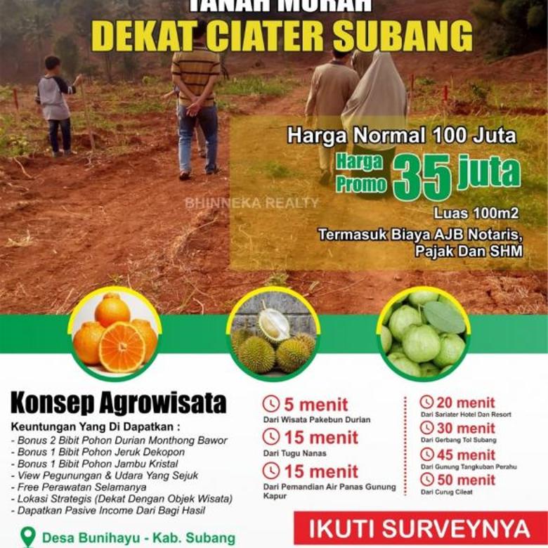 Kavling Agrowisata Giri Asri Subang Dijual Murah Syariah