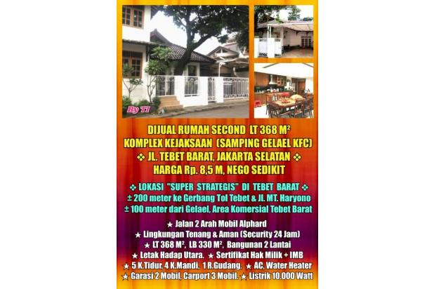 Dijual Rumah di Komplek Kejaksaan Agung Tebet Barat Jakarta