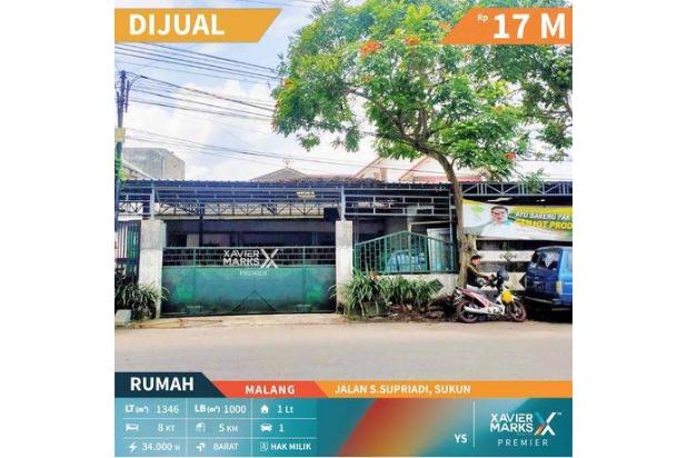 D1299, Rumah Tinggal + Pabrik Posisi Nol Jl di S Supriadi Malang