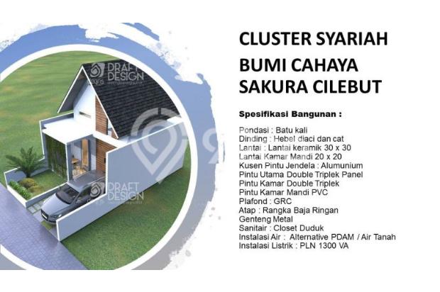 JUAL RUMAH BOGOR, DESAIN UNIK ALA2 JEPANG, PROSES TANPA BANK