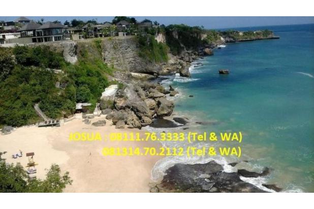Land for Sale in Bali Jimbaran : 102,500 sqm; Beachfront; Free