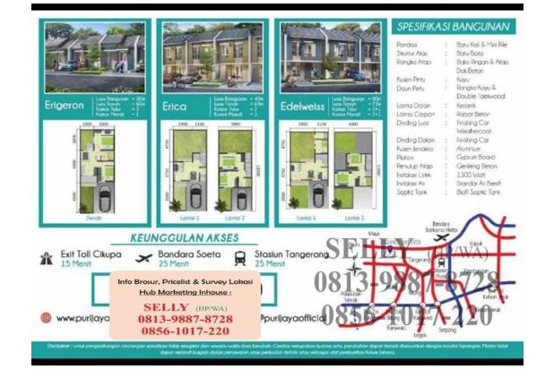 Rumah murah dekat Bandara dan Tol exit Cikupa Cluster Puri 