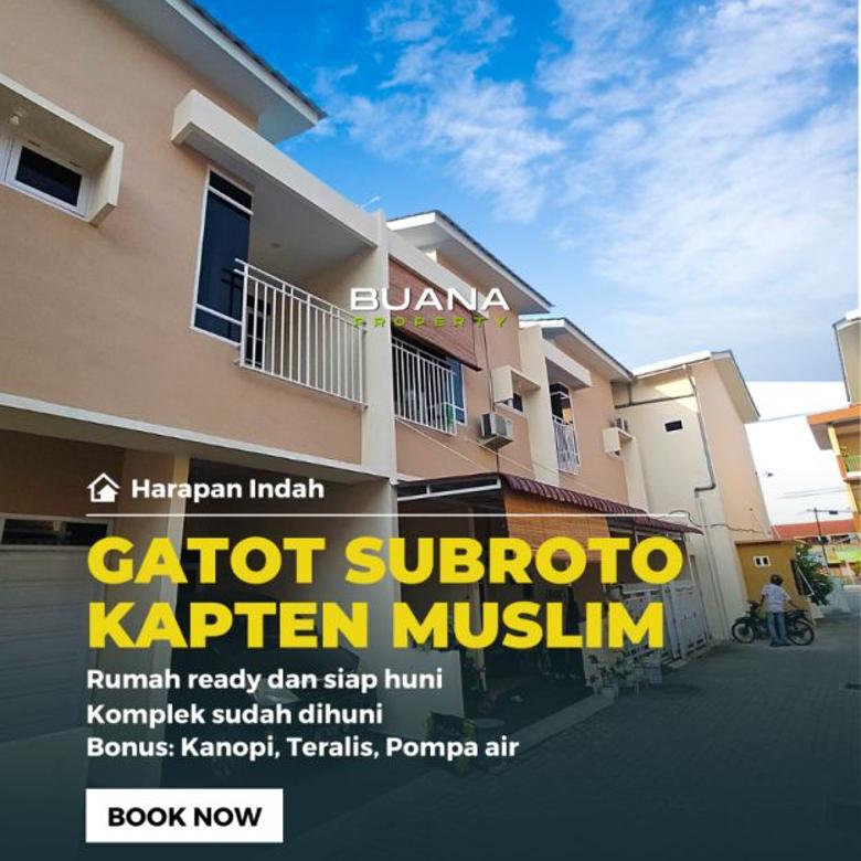 Rumah Ready Siap Huni - Dekat Ke Gatot Subroto Kapten Muslim