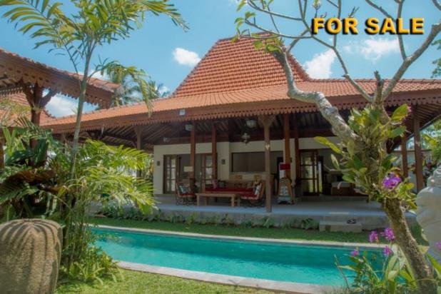 Rumah Joglo 3 Bedrooms Full Furnish di Ubud Bali
