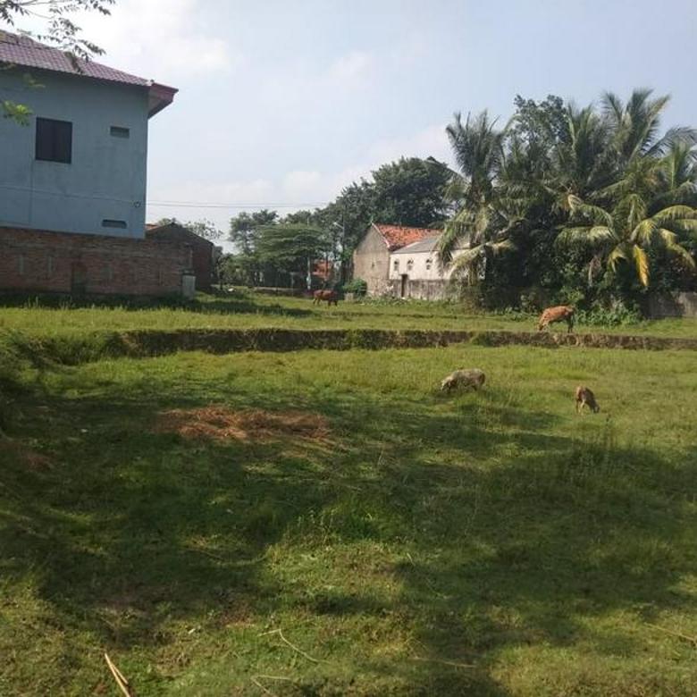 Tanah Luas 3.722 M2 Di Cilangkara pinggir Jalan Aspal Serang Baru bekasi