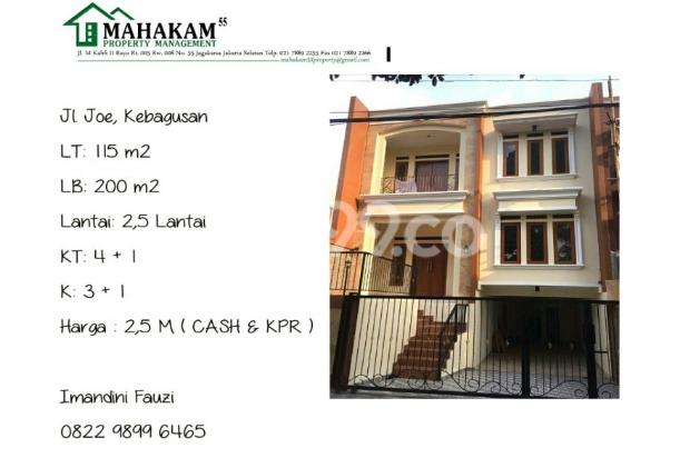 Rumah Siap Huni Akses Jalan Lebar di kebagusan jagakarsa