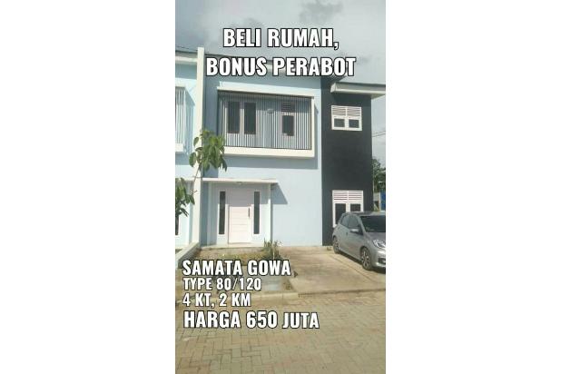 Rumah di Makassar, SAMATA. Type 80/120 kpr DP 15% angs 5 jtan