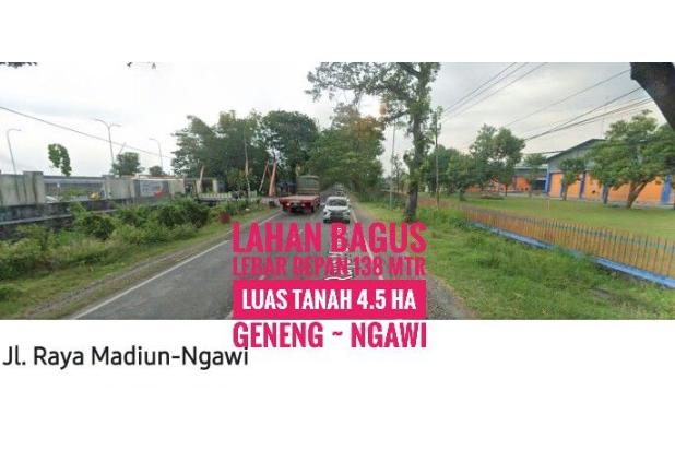 TANAH LD 138 mtr, Jalan Raya Propinsi Madiun-NGAWI, Istimewa