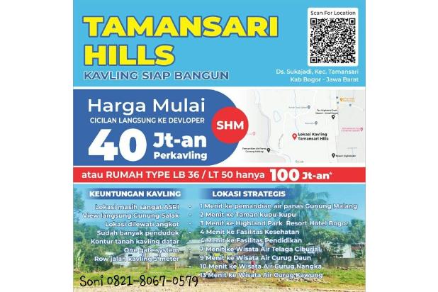 Tanah Kavling Syariah Cicilan Flat Tamansari Bogor gHAz_KTH50