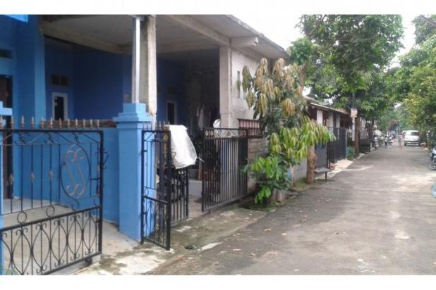  Rumah  Dijual dgn cat warna  biru daerah Pamulang dgn 2 