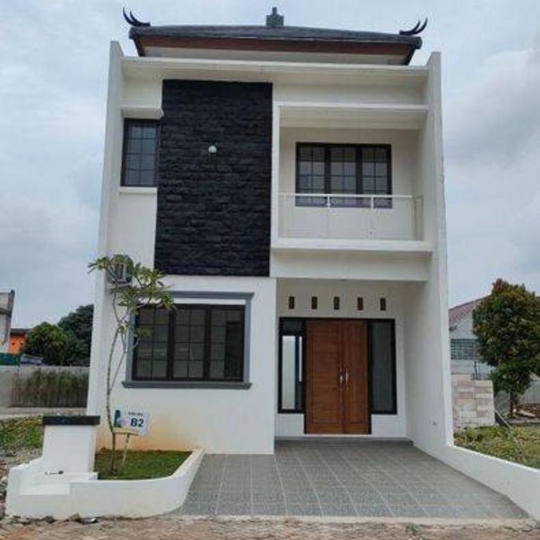 Rumah 2 Lantai Radar Auri Mekarsari Cimanggis Depok Nempel Jakarta Timur Dekat ke Jalan Raya, Tol Cijago Cisalak