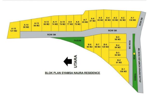 Dijual Rumah Strategis dan Bebas Banjir di Syamsa Naura 