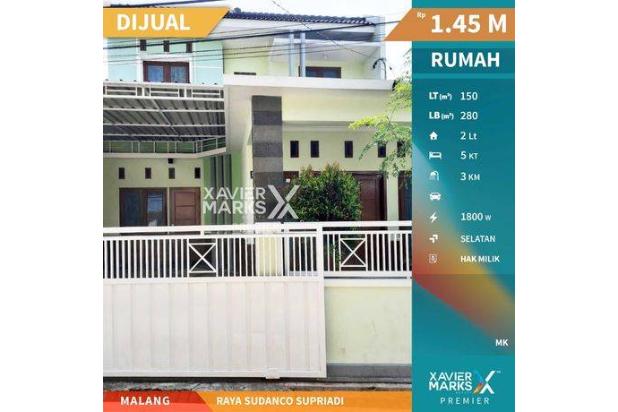 D1219, Rumah Terawat Siap Huni di Raya Sudanco Supriadi Malang