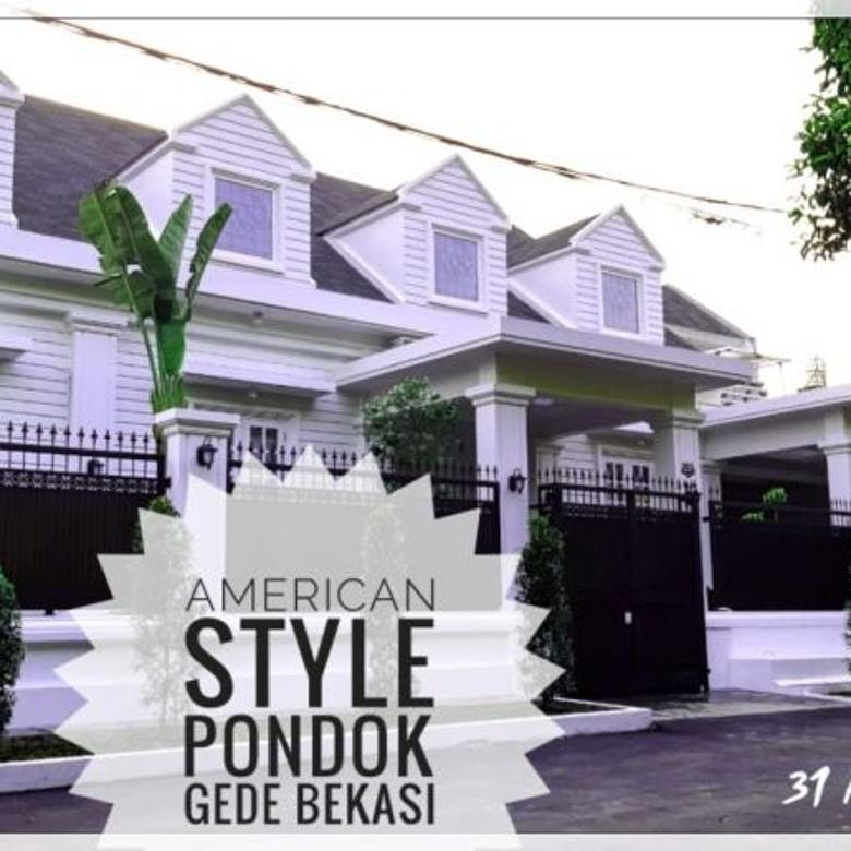 Rumah Mewah Pondok Gede Bekasi Berkonsep American Style